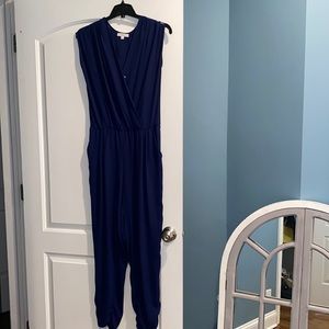 Navy blue jumpsuit